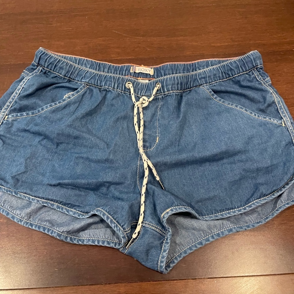 guc Roxy Women's Blue Denim jean shorts medium